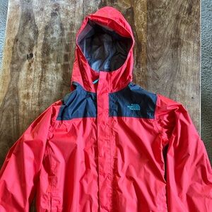 The North Face light-weight rain jacket - red